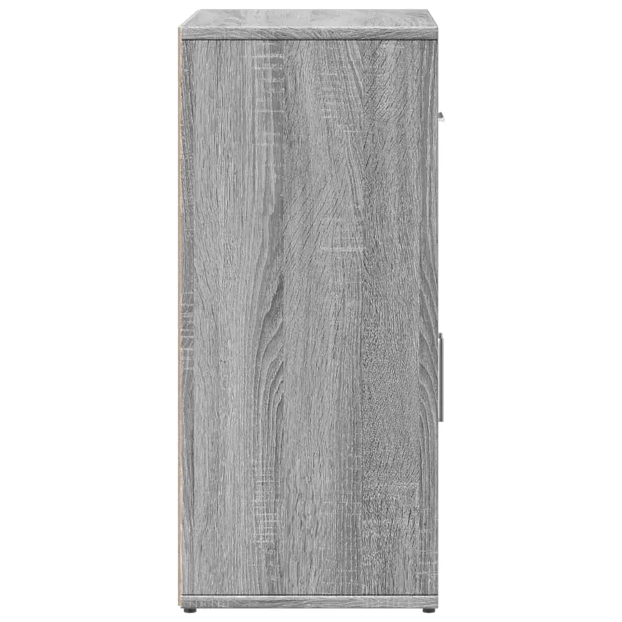 Buffet sonoma gris 60x31x70 cm bois d'ingénierie - 6