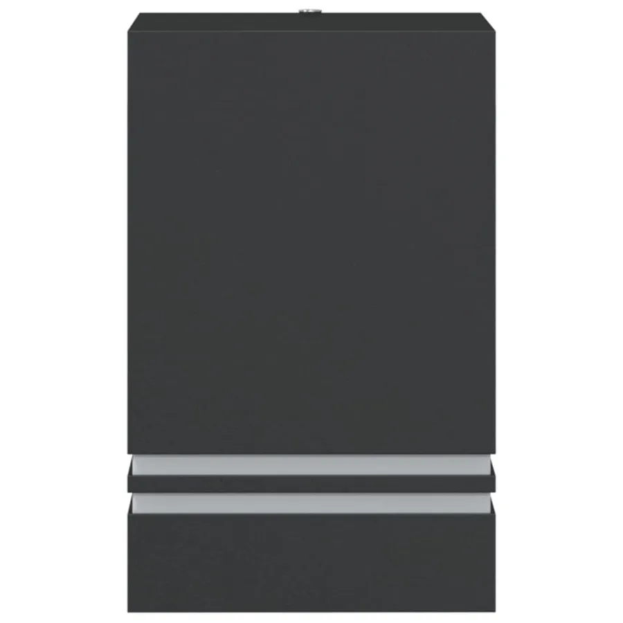 Appliques murales d'extérieur 2 pcs noir acier inoxydable - 4