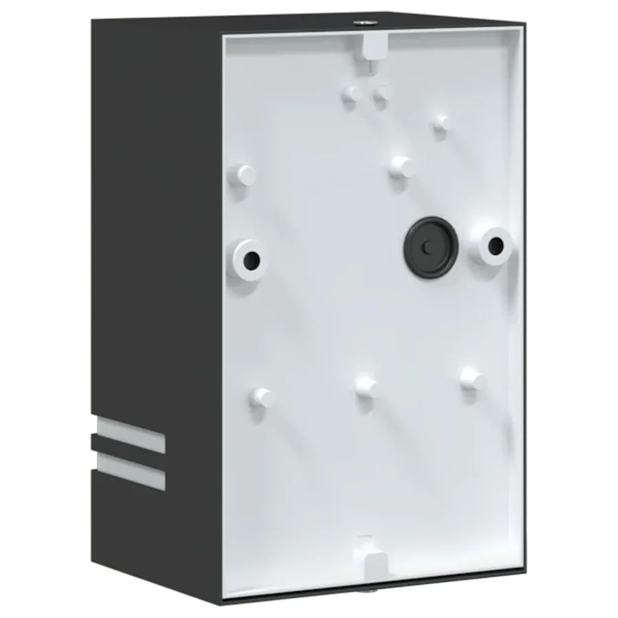 Appliques murales d'extérieur 2 pcs noir acier inoxydable - 6