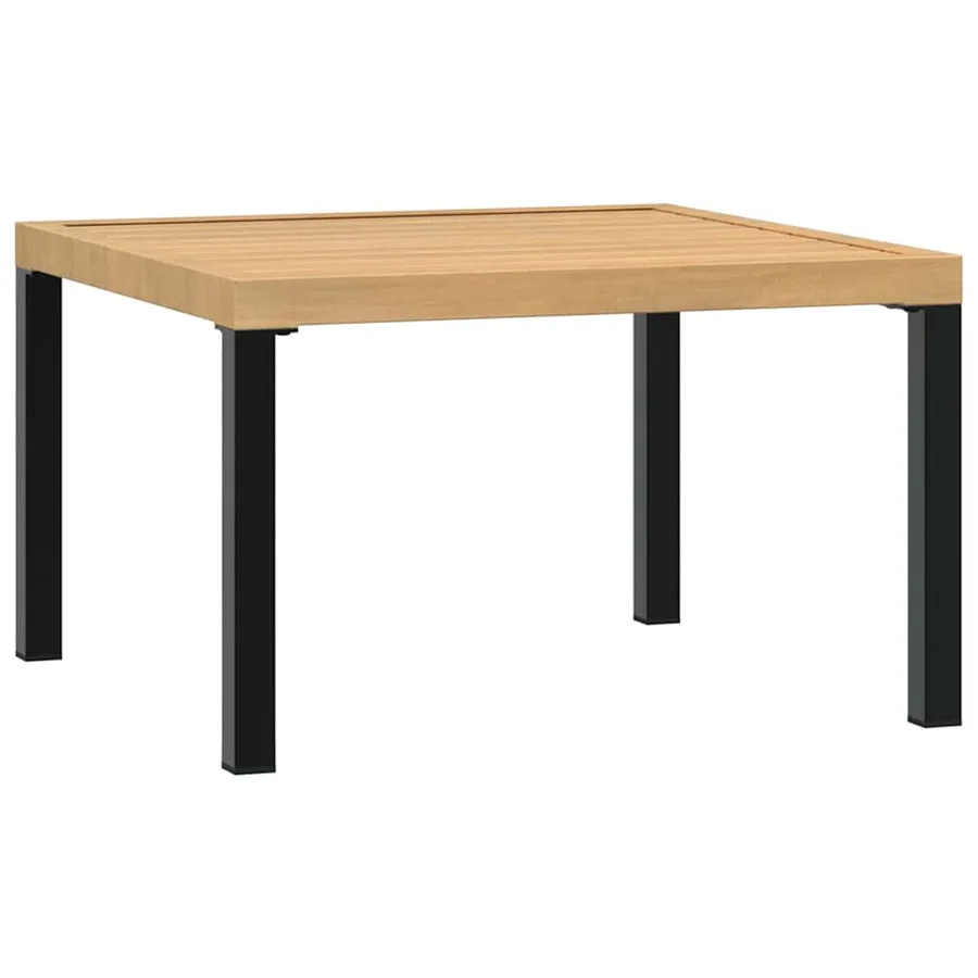 Salon de jardin 5 pcs avec coussins noir aluminium - 5