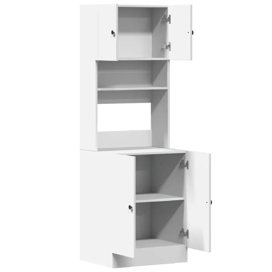 Armoire de cuisine blanc 60x50x180 cm bois d'ingénierie - 7