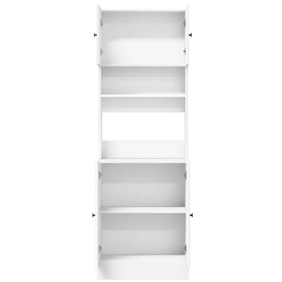 Armoire de cuisine blanc 60x50x180 cm bois d'ingénierie - 8