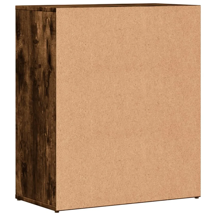 Buffets 2 pcs chêne fumé 60x31x70 cm bois d'ingénierie - 7