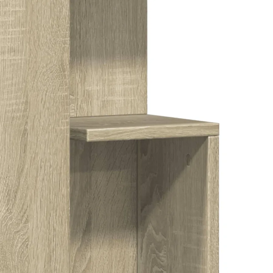 Table d'appoint chêne sonoma 35x35x60 cm bois d'ingénierie - 8