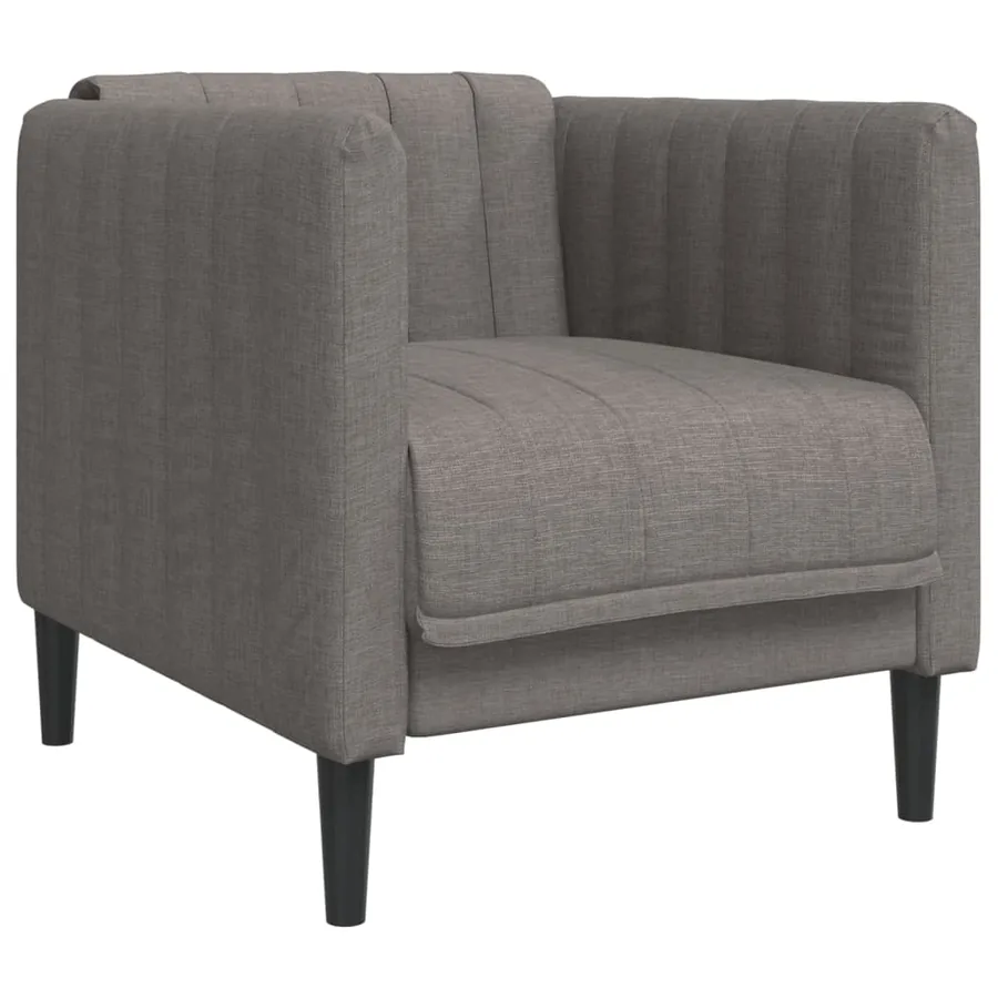 Ensemble de canapés 3 pcs taupe tissu - 4