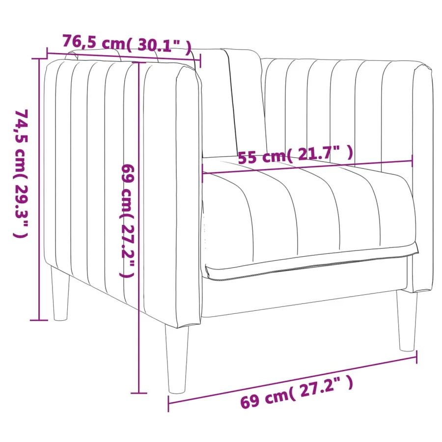 Ensemble de canapés 3 pcs gris clair tissu - 11
