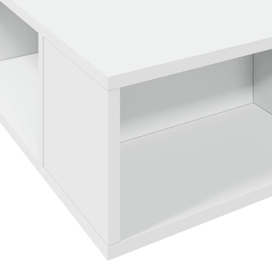 Cadre de lit sans matelas blanc 200x200 cm - 7
