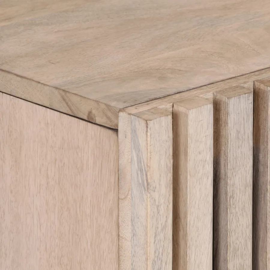Buffet 80x34x75 cm Bois massif de manguier - 8