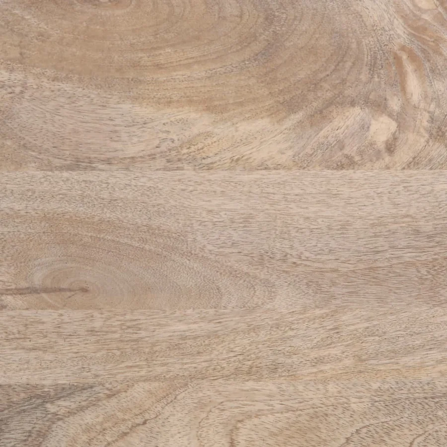 Buffet blanc 60x34x75 cm bois massif de manguier - 10