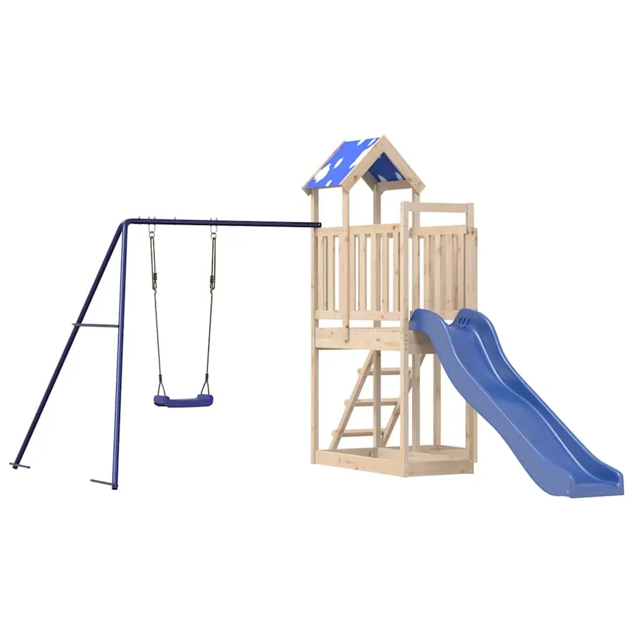 Aire de jeux d'extérieur bois de pin massif - 2