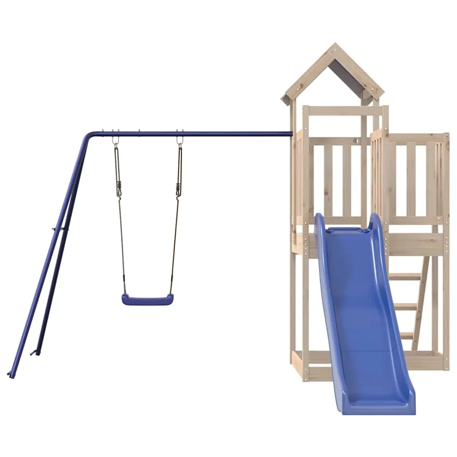 Aire de jeux d'extérieur bois de pin massif - 3