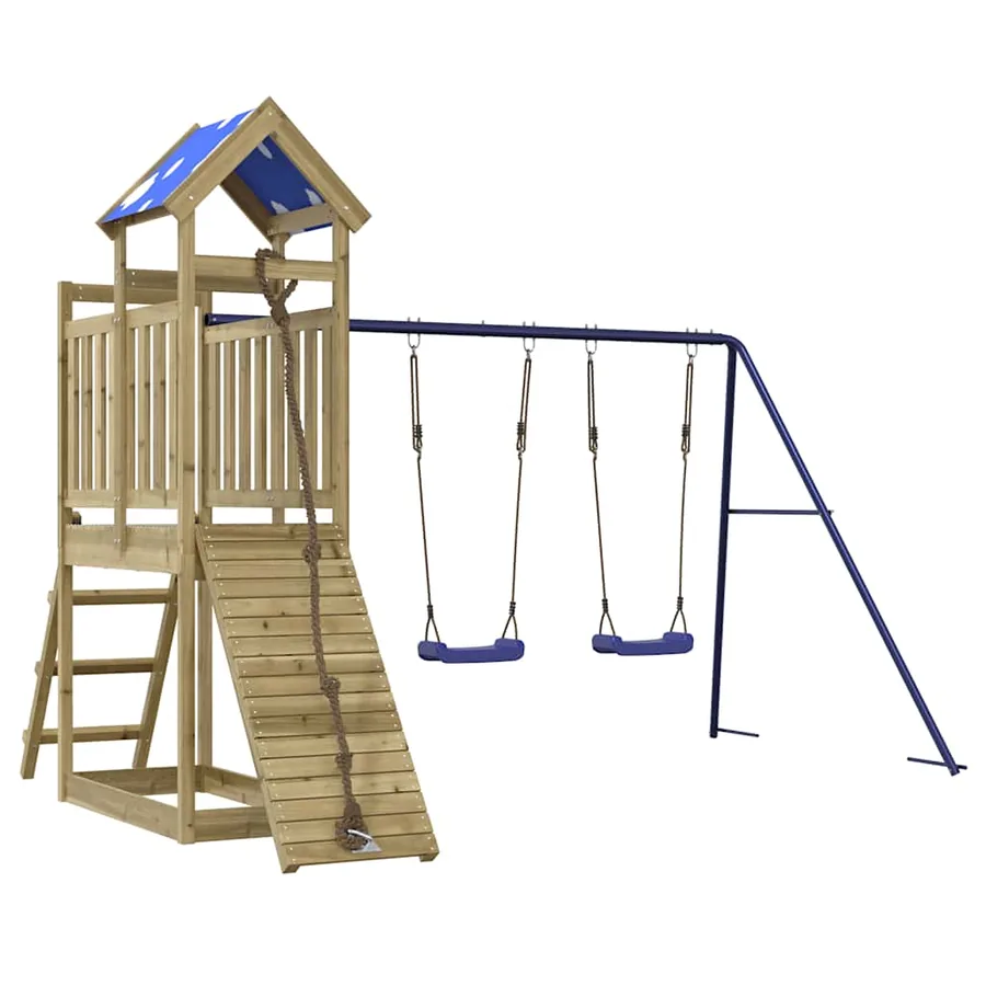 Aire de jeux d'extérieur bois de pin imprégné - 2