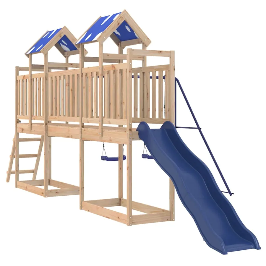 Aire de jeux d'extérieur bois de pin massif - 2