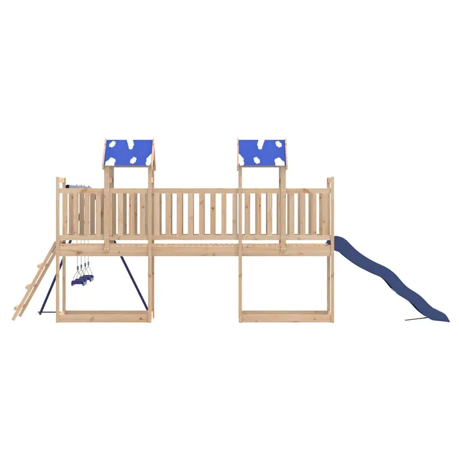 Aire de jeux d'extérieur bois de pin massif - 5