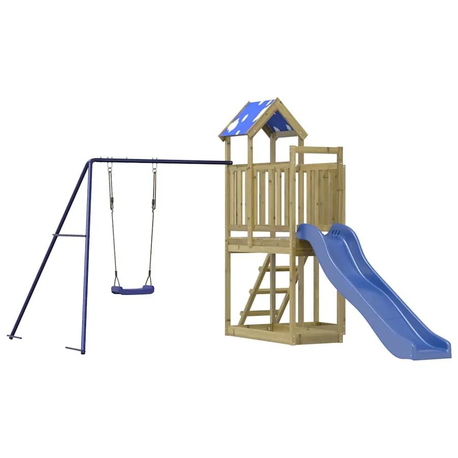 Aire de jeux d'extérieur bois de pin imprégné - 2