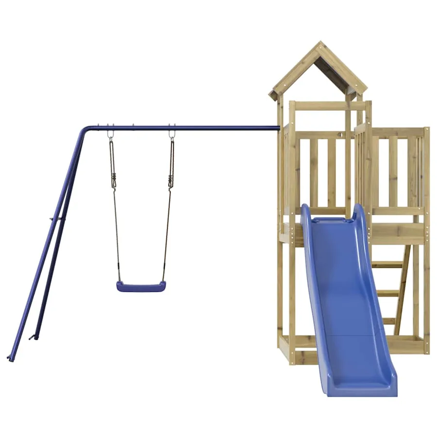 Aire de jeux d'extérieur bois de pin imprégné - 3