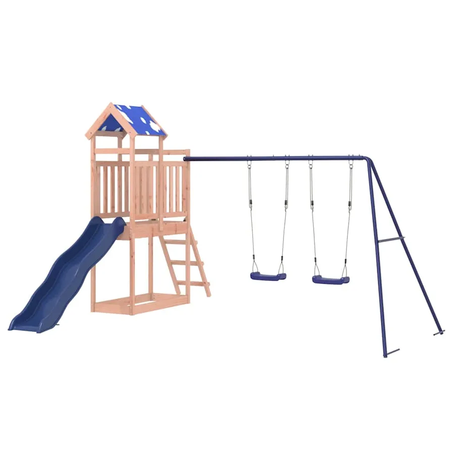 Aire de jeux d'extérieur bois massif de douglas - 3
