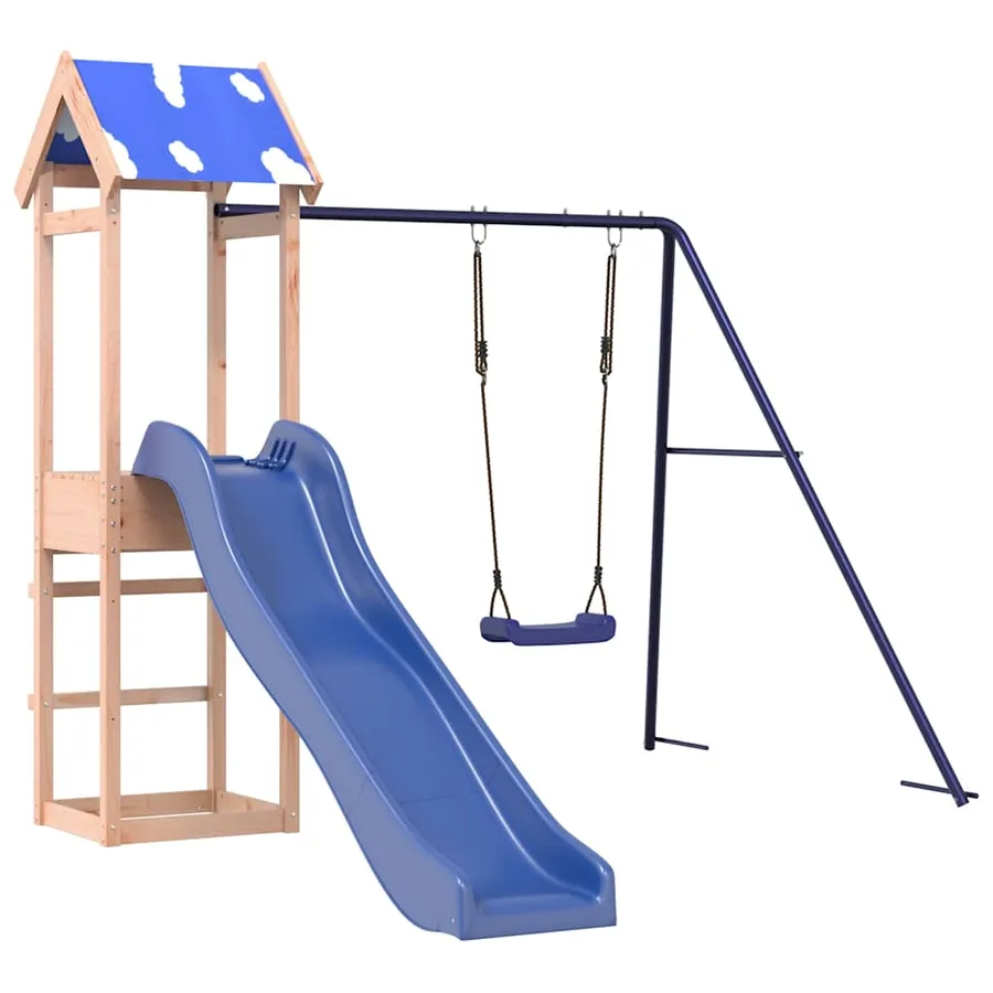 Aire de jeux d'extérieur bois massif de douglas - 2