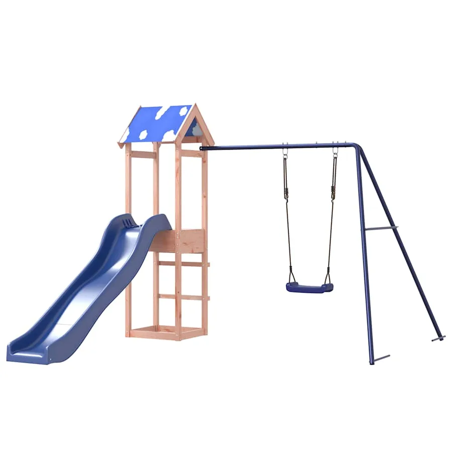 Aire de jeux d'extérieur bois massif de douglas - 4