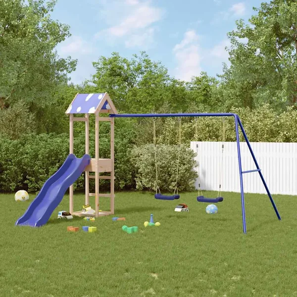 Aire de jeux d'extérieur bois de pin massif