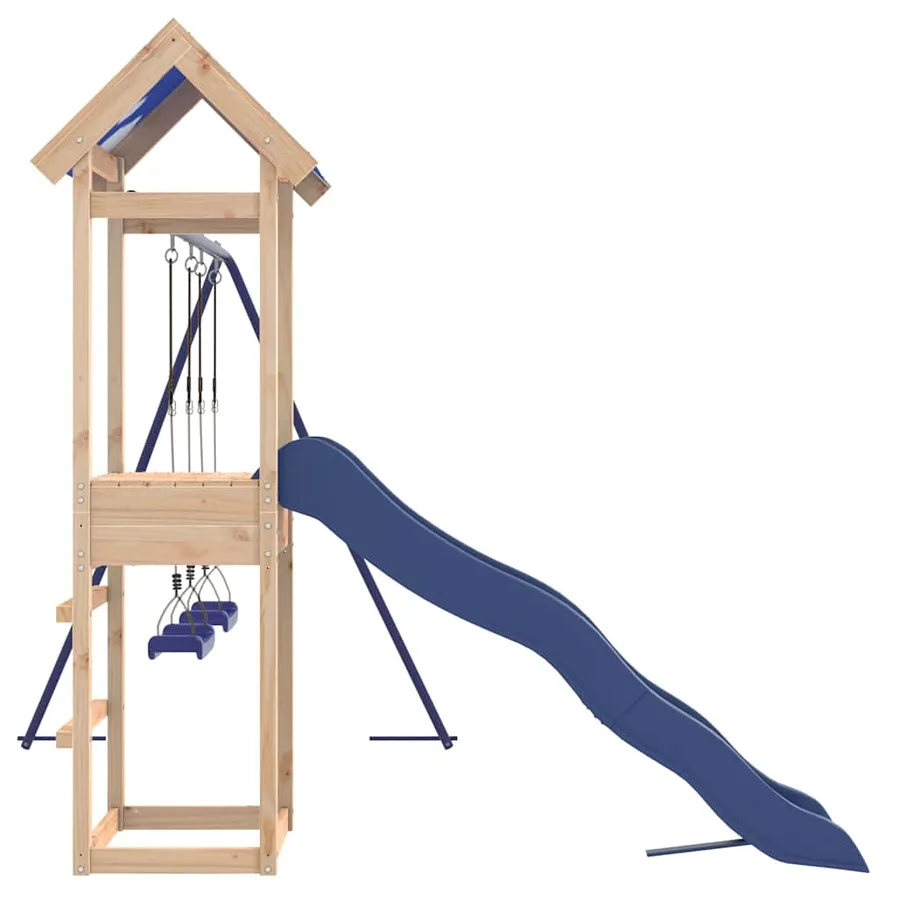 Aire de jeux d'extérieur bois de pin massif - 5