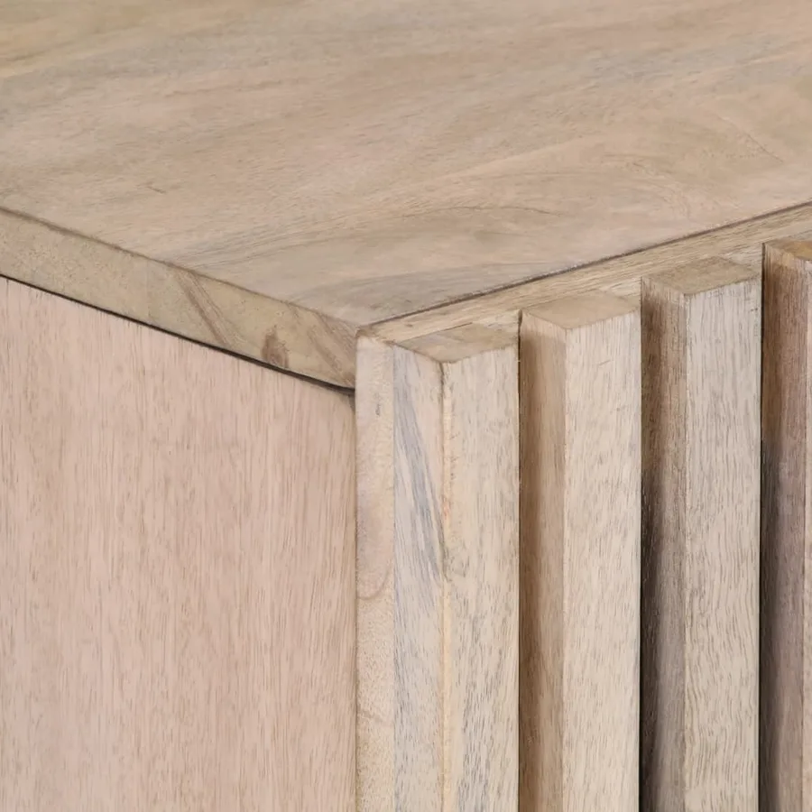 Armoire lavabo de bain 62x34x58 cm bois massif de manguier - 7
