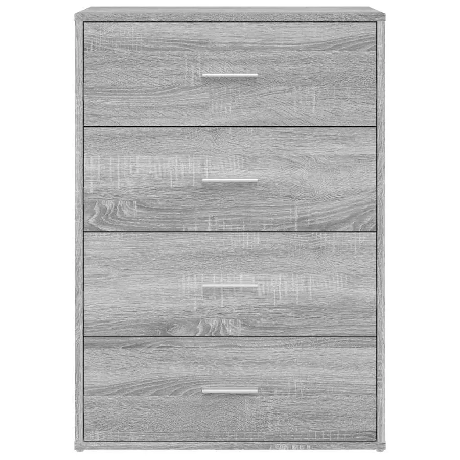 Buffet sonoma gris 60x31x84 cm bois d'ingénierie - 5