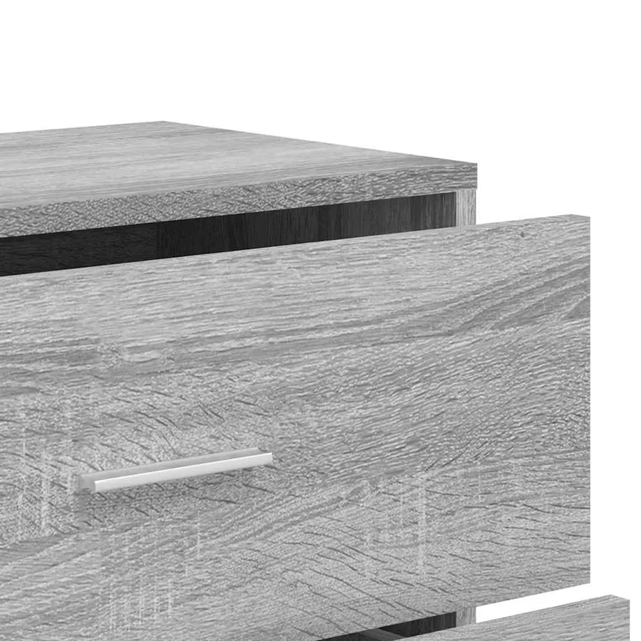 Buffet sonoma gris 60x31x84 cm bois d'ingénierie - 8