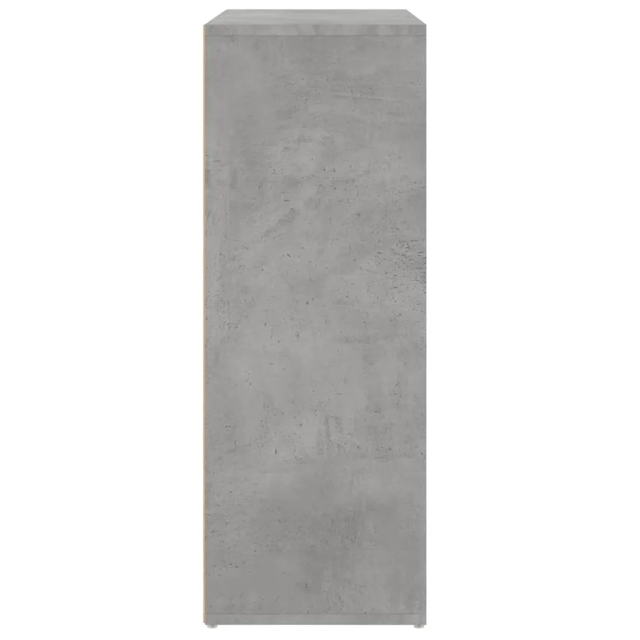 Buffets 2 pcs gris béton 60x31x84 cm bois d'ingénierie - 6