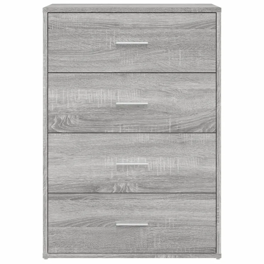 Buffets 2 pcs sonoma gris 60x31x84 cm bois d'ingénierie - 5