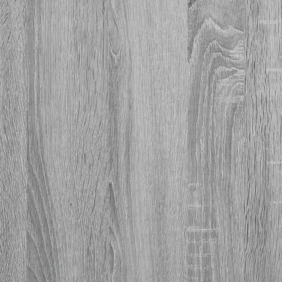 Armoire de classement sonoma gris bois d'ingénierie - 9