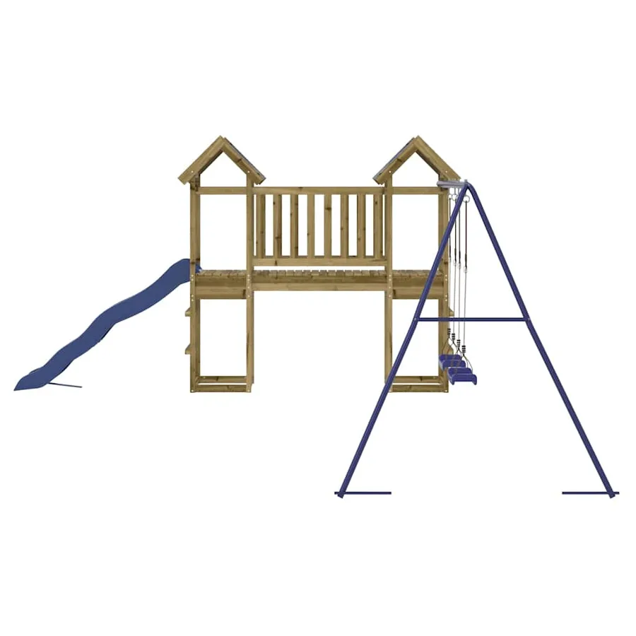 Aire de jeux d'extérieur bois de pin imprégné - 6
