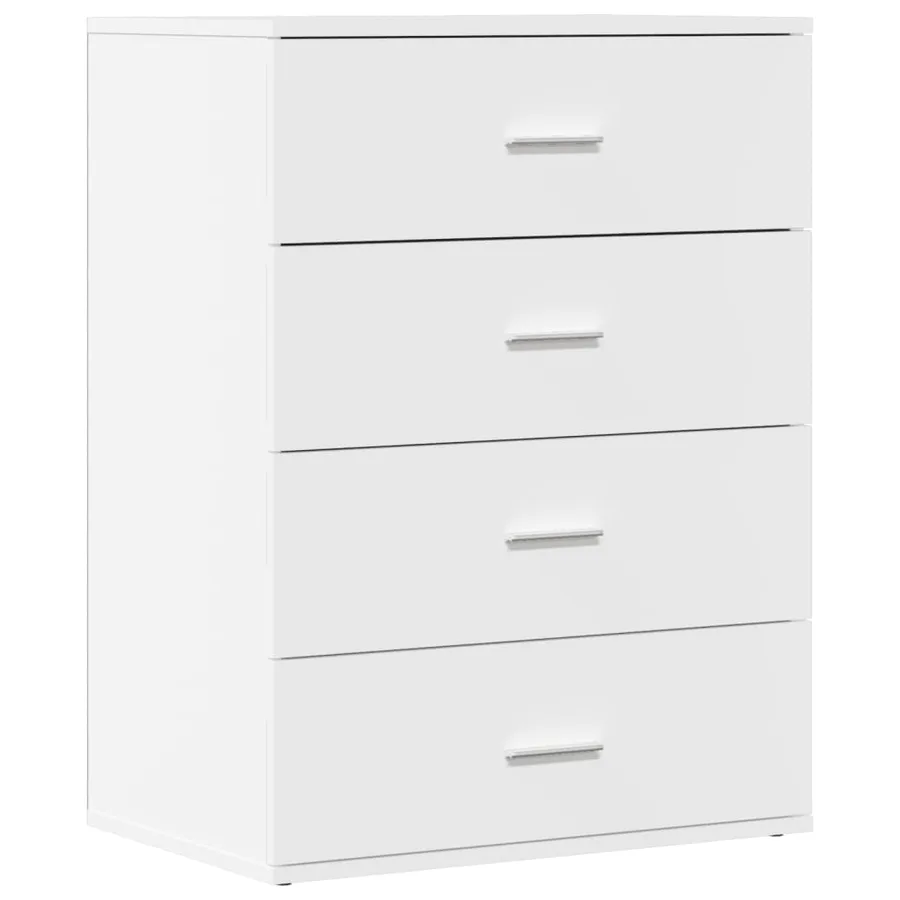 Buffet blanc 60x39x80 cm bois d’ingénierie - 2