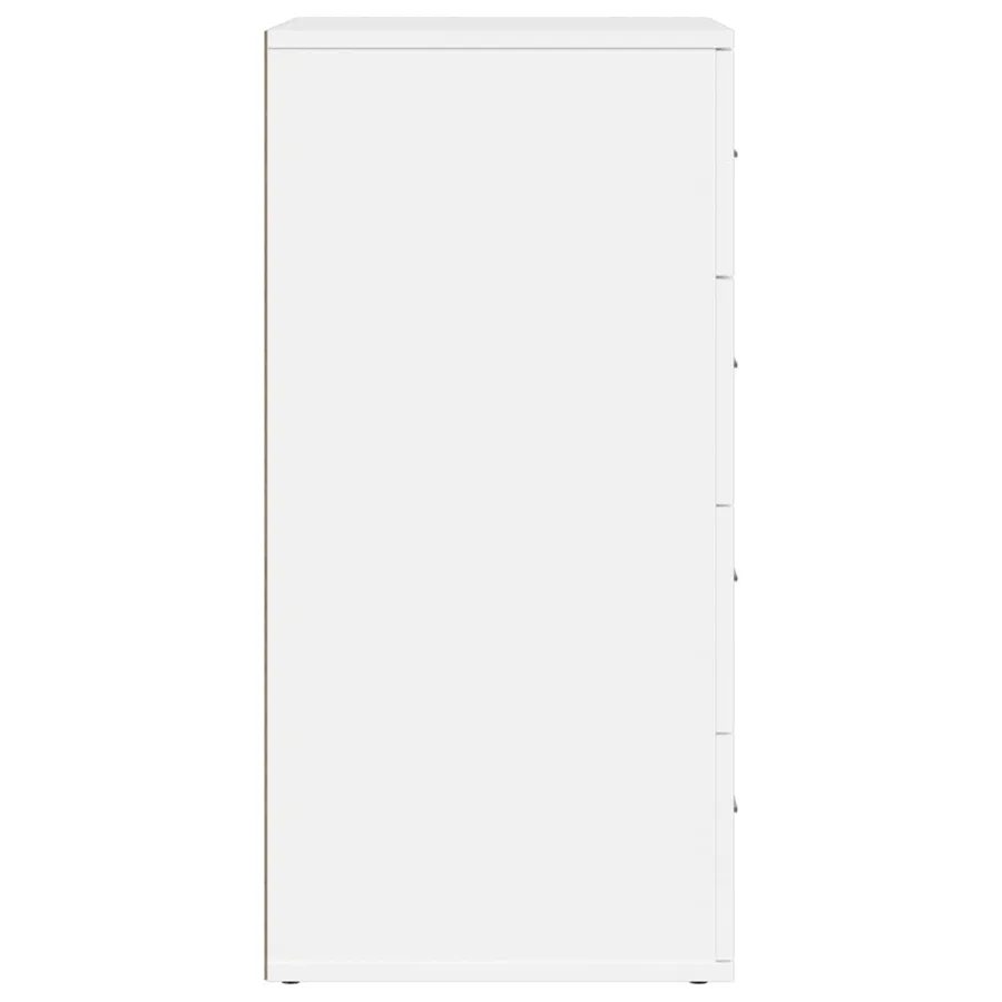 Buffet blanc 60x39x80 cm bois d’ingénierie - 7