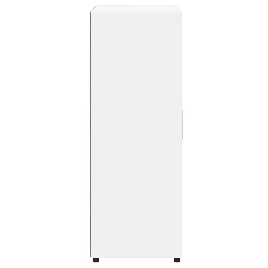 Buffet blanc 60x31x84 cm bois d'ingénierie - 6