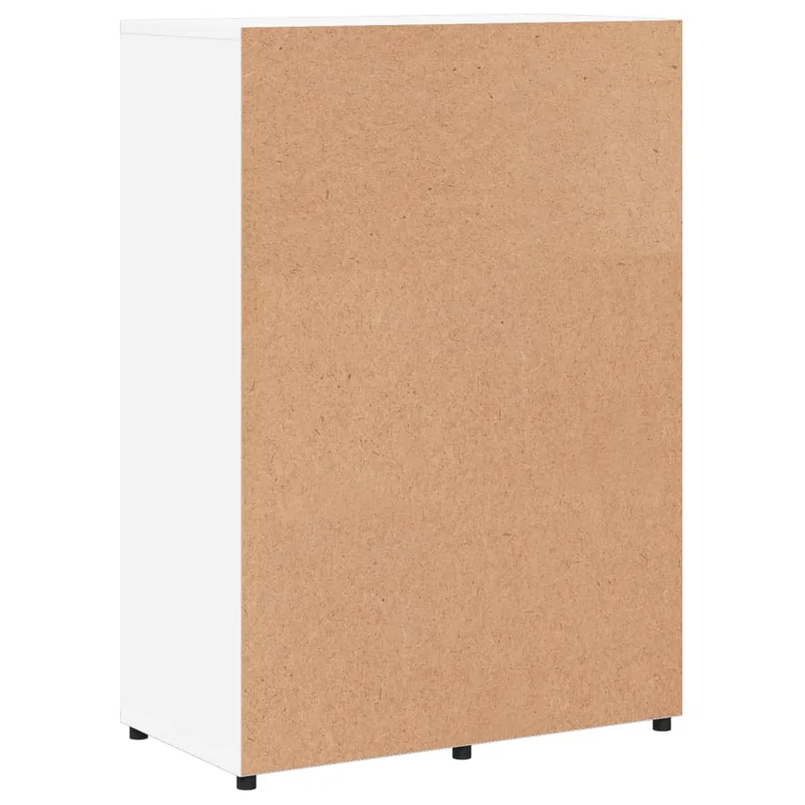 Buffet blanc 60x31x84 cm bois d'ingénierie - 7