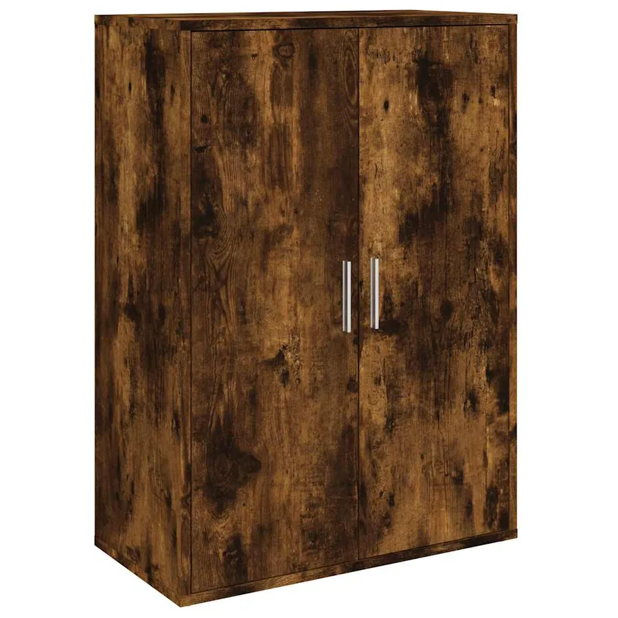 Buffets 2 pcs chêne fumé 60x31x84 cm bois d'ingénierie - 4