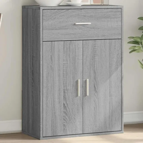 Buffet sonoma gris 60x30x84 cm bois d'ingénierie