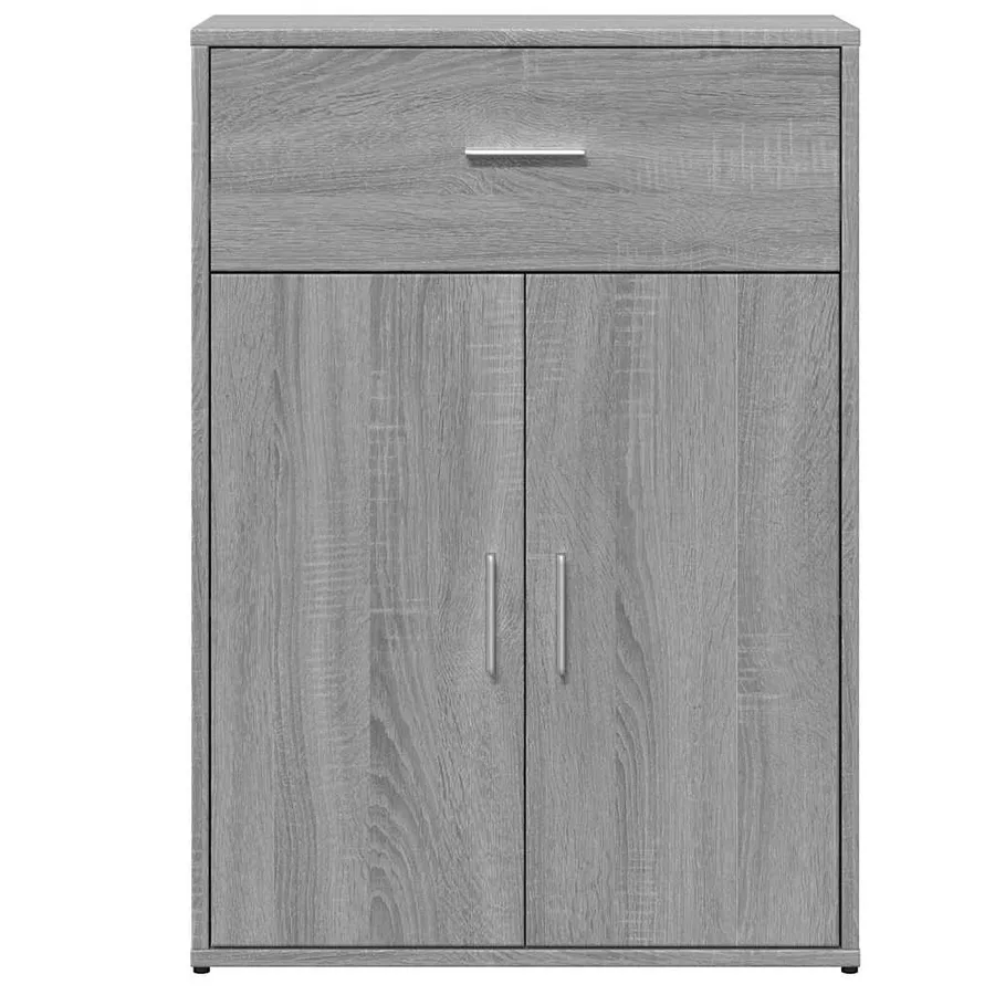 Buffet sonoma gris 60x30x84 cm bois d'ingénierie - 5