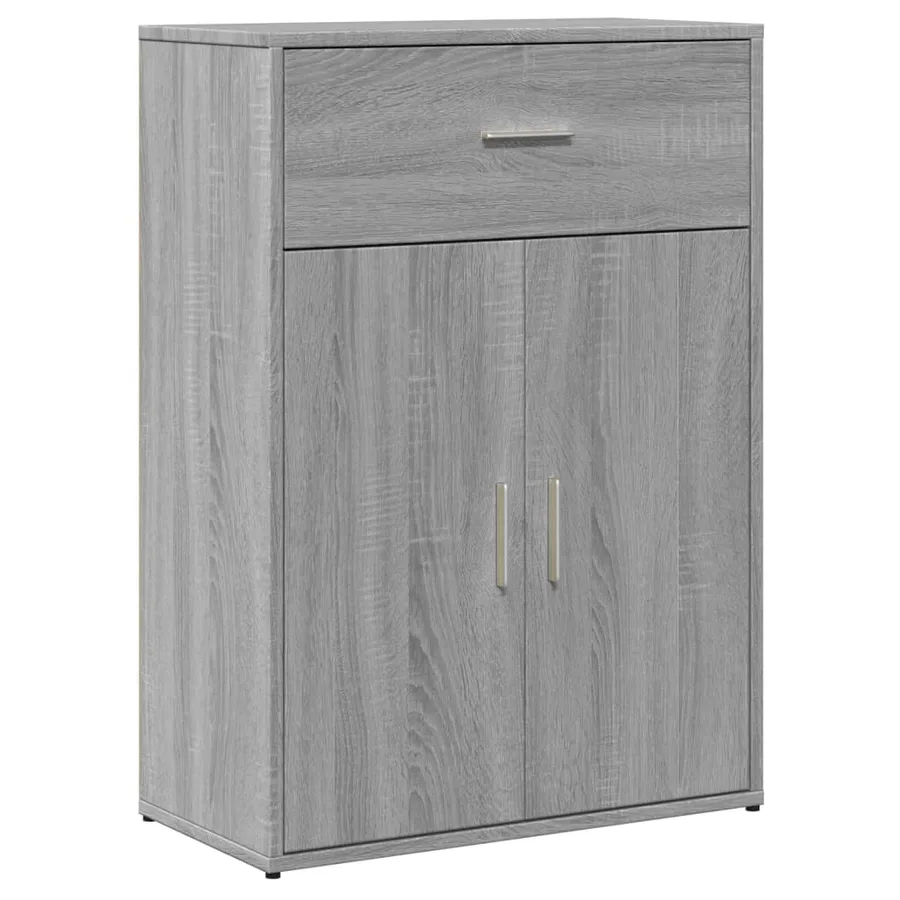Buffets 2 pcs sonoma gris 60x30x84 cm bois d'ingénierie - 4
