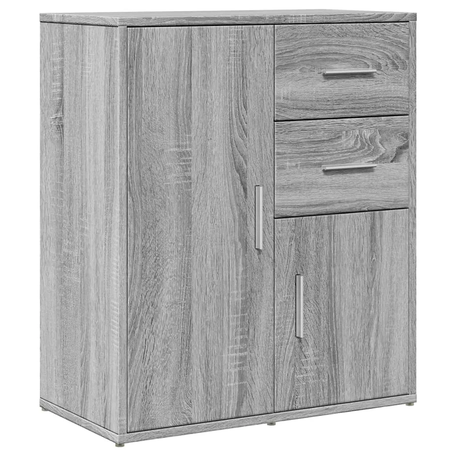 Buffet sonoma gris 60x31x70 cm bois d'ingénierie - 2