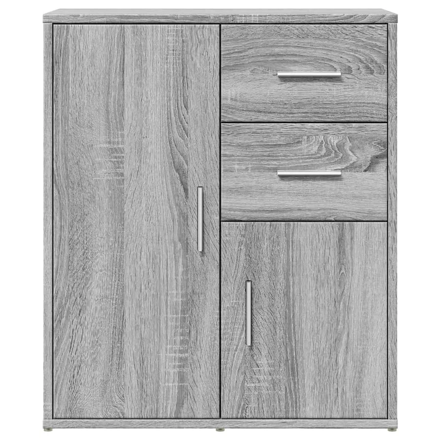 Buffet sonoma gris 60x31x70 cm bois d'ingénierie - 5