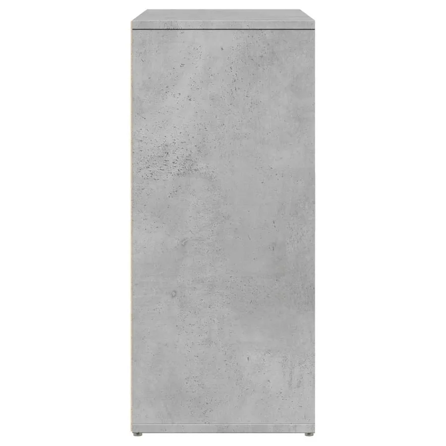 Buffet gris béton 60x31x70 cm bois d'ingénierie - 6
