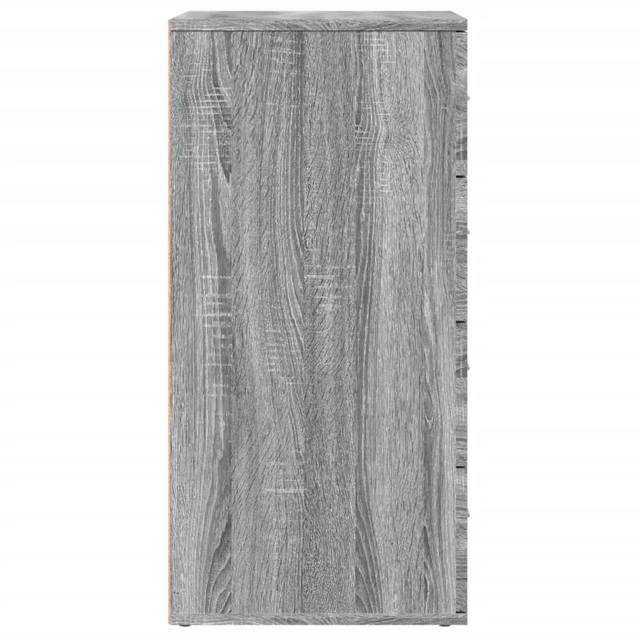 Buffets 2 pcs sonoma gris 60x39x80 cm bois d'ingénierie - 6