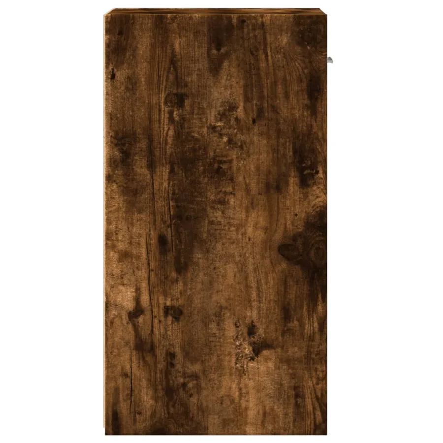 Table de chevet Chêne fumé 35x34x65 cm Bois d'ingénierie - 6