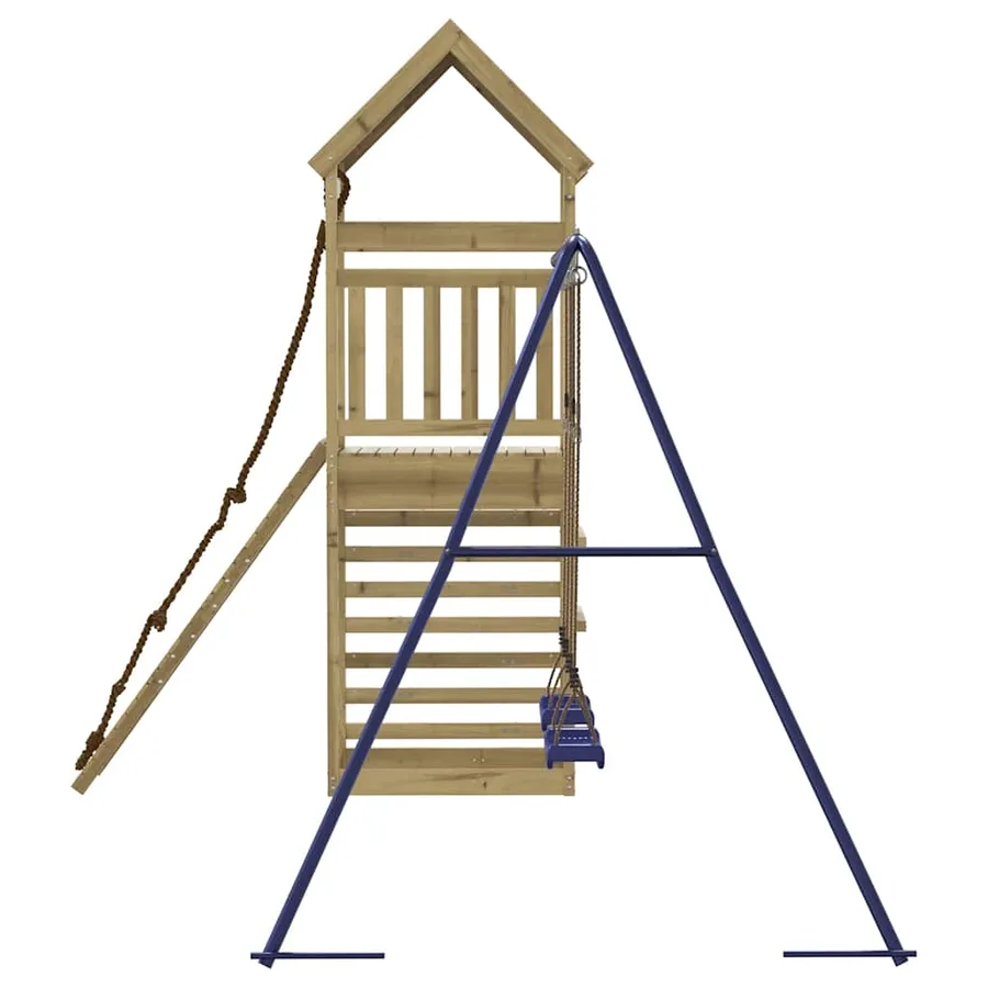Aire de jeux d'extérieur bois de pin imprégné - 5