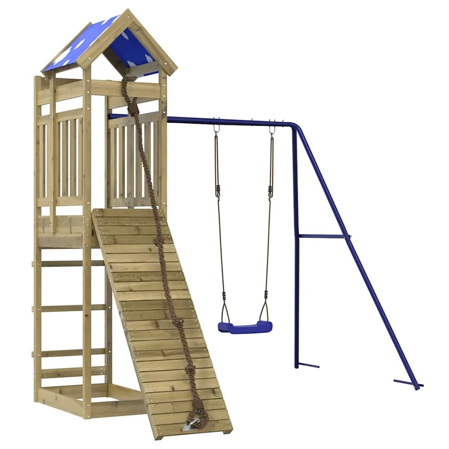 Aire de jeux d'extérieur bois de pin imprégné - 2