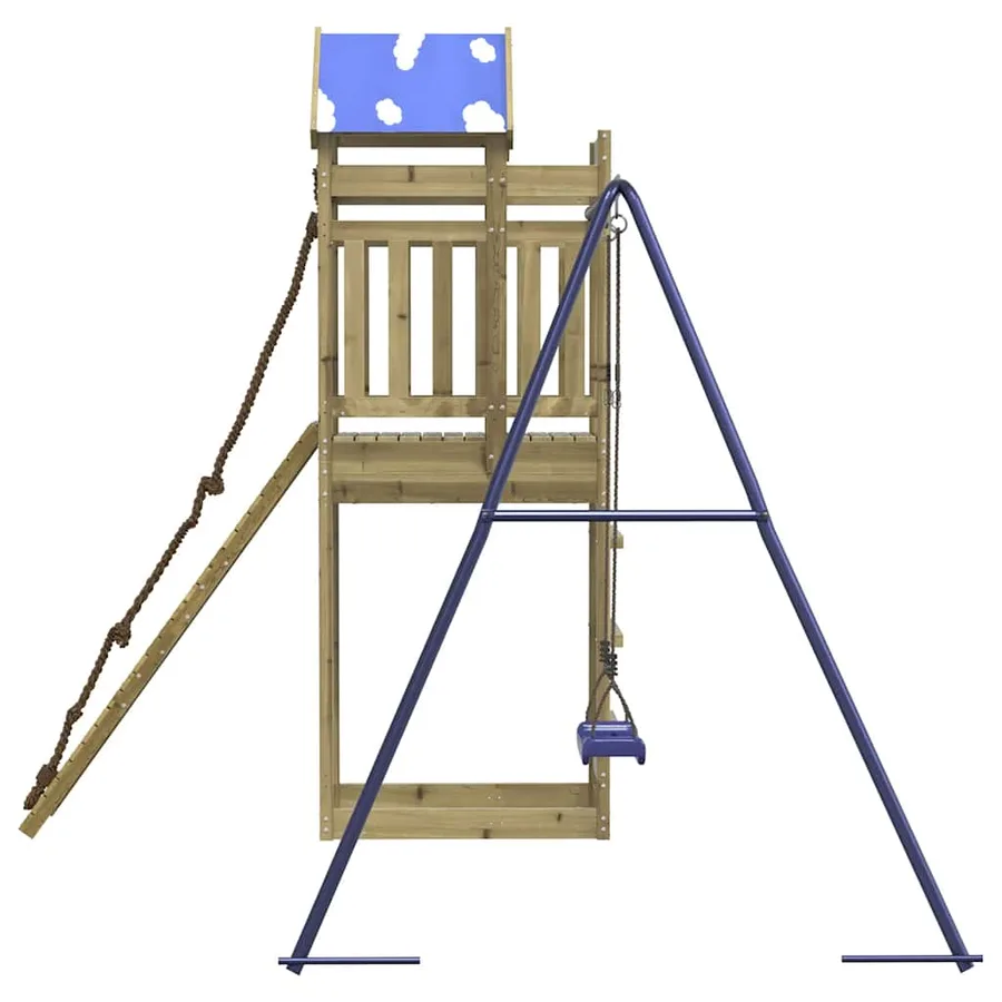 Aire de jeux d'extérieur bois de pin imprégné - 6