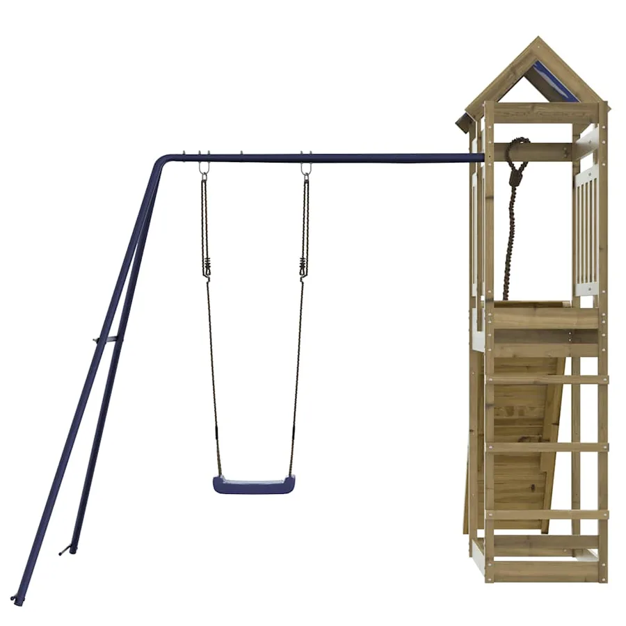 Aire de jeux d'extérieur bois de pin imprégné - 7