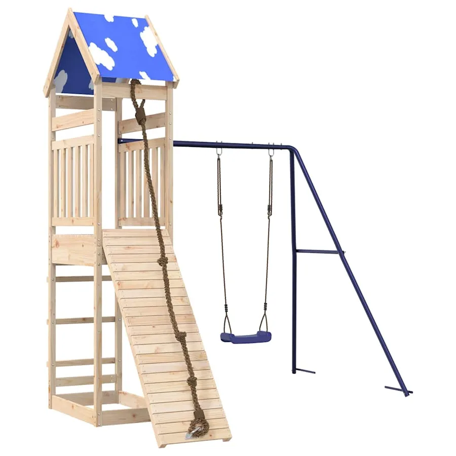 Aire de jeux d'extérieur bois de pin massif - 2